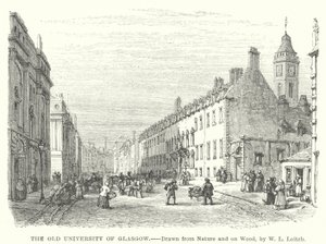 The Old University of Glasgow by William Leighton (after) Leitch
