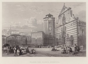 Piazza Del Duomo, Messina by William Leighton Leitch