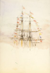 Masts of HMS 