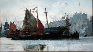 Ramsgate Harbour by William Lionel Wyllie