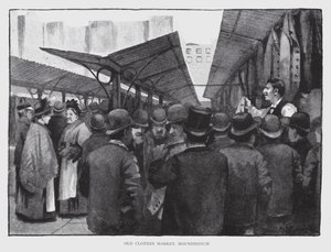 Old Clothes Market, Houndsditch by William Luker