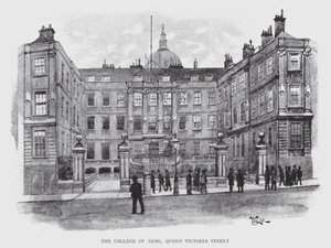 The College of Arms, Queen Victoria Street by William Luker