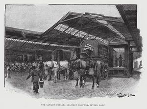 The London Parcels Delivery Company, Fetter Lane by William Luker