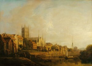 A View of Worcester Cathedral from the River
