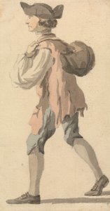Man Carrying Bundle on his Back by William Marlow