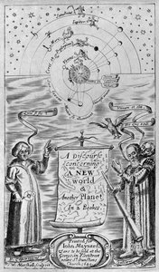 A discourse concerning a new world & another planet in 2 books, 1640 (frontispiece) by William Marshall