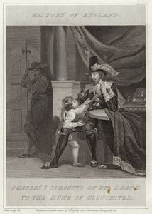 Charles I speaking of his death to the Duke of Gloucester by William Marshall Craig
