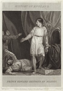 Prince Edward Destroys an Assassin by William Marshall Craig