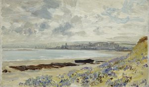 View Across a Bay: Showery Weather by William Matthew Hale