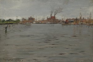 Harbor Scene, Brooklyn Docks