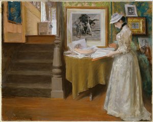 In the Studio by William Merritt Chase