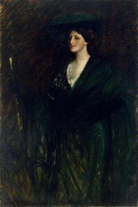 The Emerald Lady by William Merritt Chase