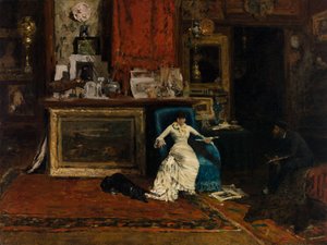 Léonard Renoir, The Artist’s Father by William Merritt Chase