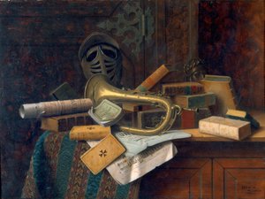 Still Life with Bust of Dante