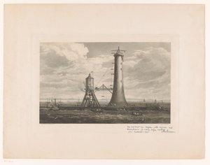 Construction of the Bell Rock Lighthouse by William Miller