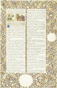 Calligraphic and illuminated manuscript, c.1871-1873