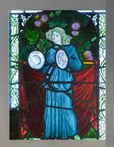 Minstrel with Cymbals, Designed by William Morris