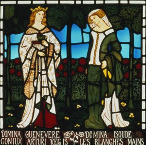 Queen Guinevere and Isolde of the White Hands, from 
