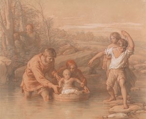 Drawing for The First Voyage by William Mulready
