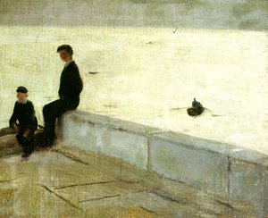 Boys on a Pier
