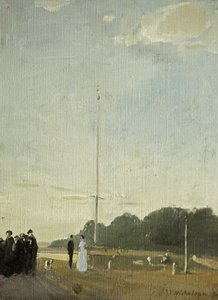 Hampstead Heath, Flagstaff by William Nicholson