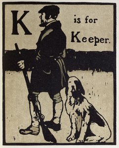 K is for Keeper, illustration from 