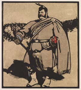 London Types: Drum-Major by William Nicholson