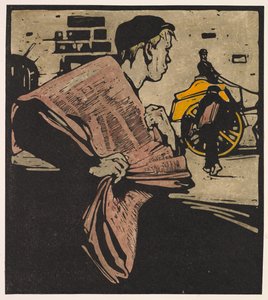 London Types: News-boy by William Nicholson