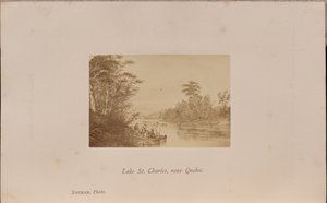 Lake Saint Charles, Near Quebec by William Notman