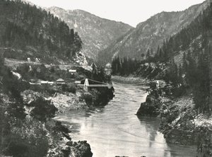 The Rockies: the Frazer Canyon and Cariboo Road Bridge, near Spuzzum, Canada, 1895