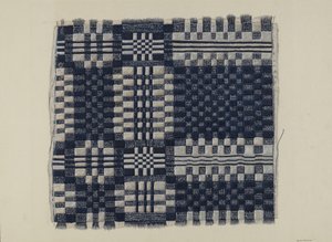 Blue and White Homespun, c. 1937 by William O. Fletcher
