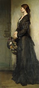 The Lady in Black by William Orpen