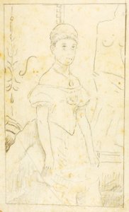Lady in Evening Dress with Figure of Venus de Milo by William Page
