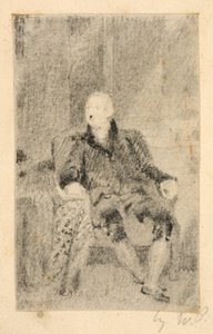 Seated Man in Eighteenth Century Dress by William Page