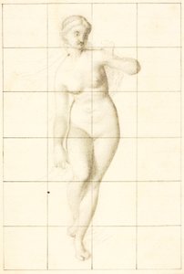 Venus Guiding Aeneas and the Trojans to the Latin Shore (study of Venus) by William Page