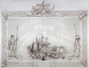 Lord Mayor Thomas Johnson and His Entourage Embarking from the Tower of London, 1840 by William Parrott