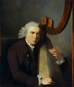The Blind Harpist, John Parry, 1710-1782, 1775-91