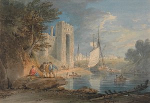 View at Caernarvon, Wales
