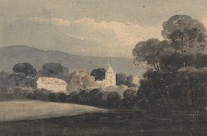 Landscape with a Church among Trees by William Pearson