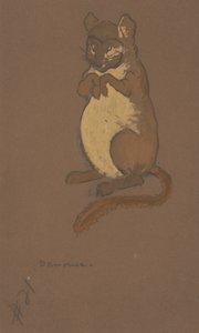 Dormouse costume design for Alice-in-Wonderland