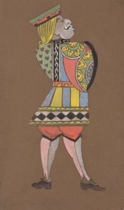 Knave of Hearts costume design for Alice-in-Wonderland