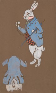White Rabbit costume design for Alice-in-Wonderland