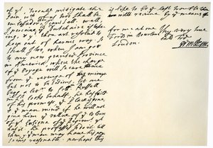 Letter from William Penn to Colonel Henry Sydney, 29th March 1681
