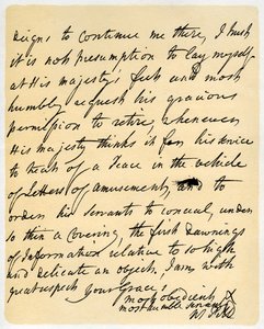 Letter from William Pitt to the Duke of Newcastle, Hayes, 23rd October 1759 by William Pitt