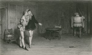 Prince Henry, Points, and Falstaff, King Henry IV, First Part by William Quiller Orchardson