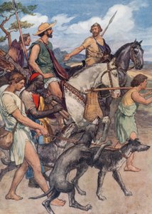 Pelopidas setting out for Thebes