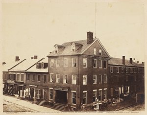 Marshall House, Alexandria, Virginia, August 1862 by William Redish Pywell