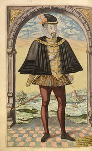 Emmanual Philibert, Duke of Savoy, from Honor Military, and Civill, William Segar, pub. Robert Barker, London, 1602