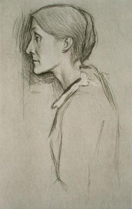 Portrait of Julia Stephen (1848-95) by William Rothenstein