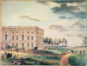 A View of the Capitol of Washington Before It Was Burnt Down by the British, c.1800